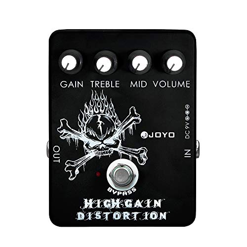 Joyo High Gain Distortion Pedal From Ac/Dc Crunch To Heavy Metal With Full Range Eq For Electric Guitar Effect - Bypass (Jf-04) #TOP1