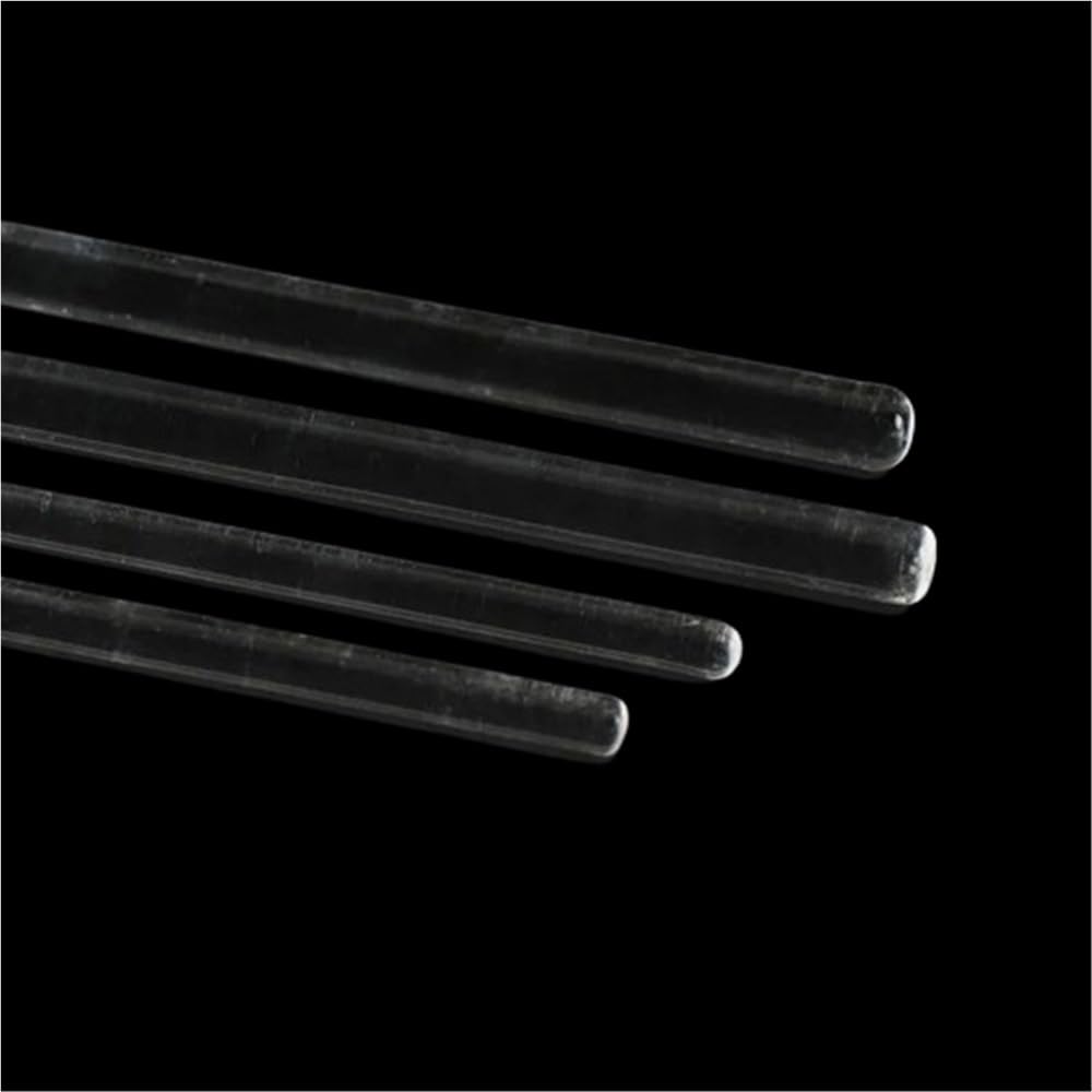 Asta di miscelazione Asta di agitazione in vetro for becher da laboratorio con diametro 4 a 12 mm, barra deviazione in borosilicato trasparente, aste drenaggio(10x400mm)