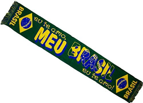 A chacun son Pays Echarpe BRESIL - Collection Supporter - Football - Taille 138 cm [Divers]