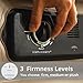 Simpli Comfy 18” Twin Inflatable Air Mattress with Built-in Dual Pump, Elevated, Adjustable Firmness, Self-Inflating Blow-Up Mattress with Storage Bag for Home, Guest, Travel, Camping, Relocation