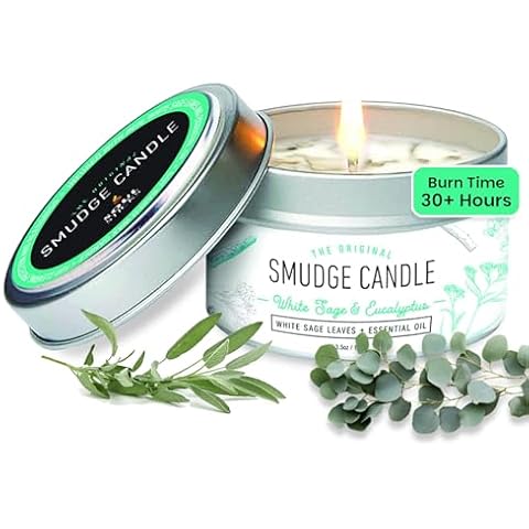 SOUL STICKS Smudge Candle - White Sage & Eucalyptus Cover