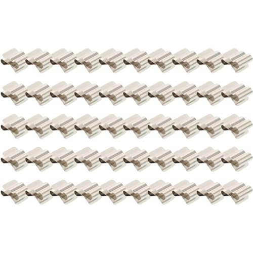 FACAIIO Lot de 20/50 colliers de serrage photovoltaïques en acier inoxydable pour câbles photovoltaïques de qualité 301, 0,88 x 1,25 x 0,60 cm