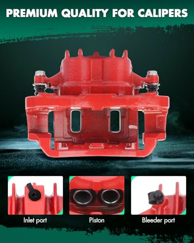 Image of SCITOO - Rear Disc Brake Caliper Assembly w /Bracket For Ford Model - For Excursion 2000-2005,For F-250 Super Duty 2000-2004,For F-350 Super Duty 2000-2004 18-B4753