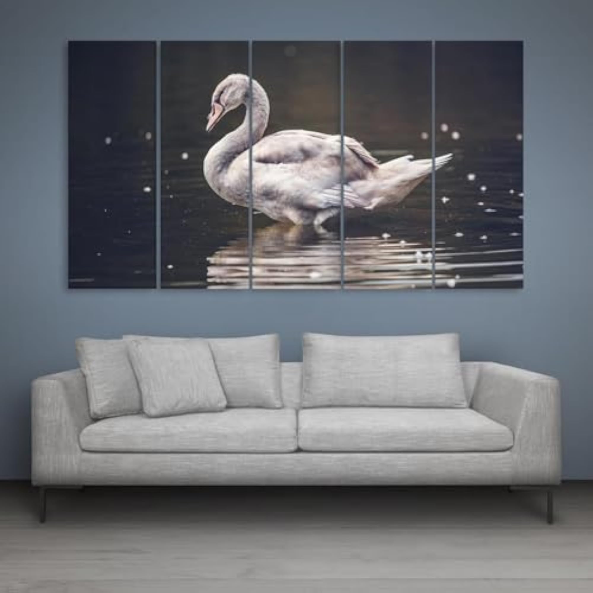 Duck Canvas Multiple Frames 3D Painting for Home Decoration