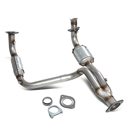 DNA Motoring OEM-CONV-001 Factory Style Catalytic Converter Exhaust Y-Pipe Replacement