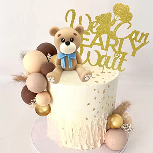29 Pcs Bear Cake Decorations We Can Bearly Wait Cake Topper For Baby Shower Party Supplies Decorations #TOP4