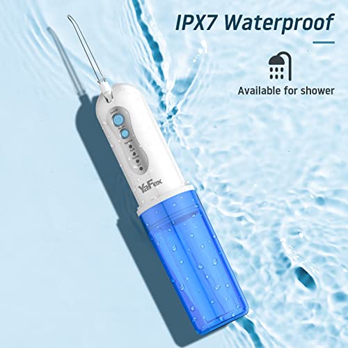Water-Dental-Flosser-Cordless-for-Teeth-Portable-Oral-Irrigator-Rechargeable-Collapsible-Travel-Teeth-Cleaner-with-Case-4-Modes-with-DIY-5-Jet-Tips-IPX7-Waterproof-for-Teeth-Cleaning