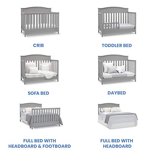 Delta-Children-Emery-4-in-1-Convertible-Baby-Crib-Pack-of-1-Grey