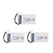 N/H OUYBO 3.7V 1000mAh 902540 Lipo Chargeur de Batterie + for Syma X5 x5C X5SC X5SW TK M68 MJX X705C SG600 KY601 RC Quadcopter Drone Pièce détachée Accessoires de Batterie RC Parts ( Color : White )