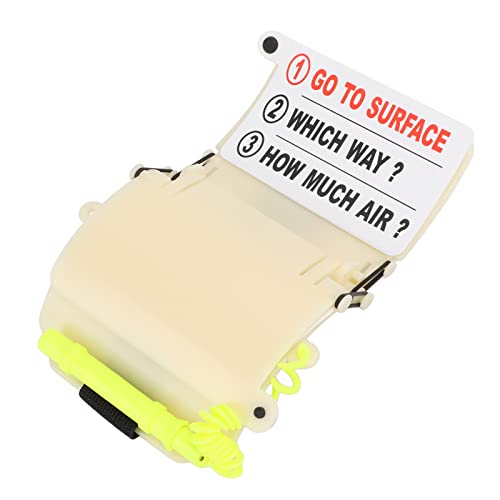 Underwater Wrist Slate Reusable Diving Wrist Writing Dive Slate