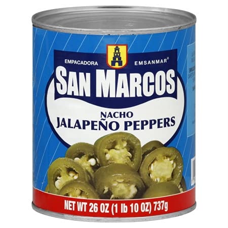 SAN MARCOS PEPPER JALPNO NACHO-26 OZ -Pack of 12