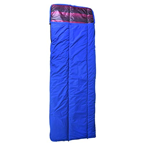 THE DRY CAPE ; LET IT RAIN Night 10° BIVOUACKING/Hiking/Trekking Sleeping Bag – Light Blue
