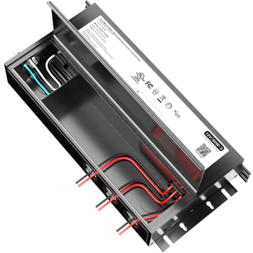 Image of 180W Dimmable LED Driver 12V, Compatible with Lutron and Leviton Dimmer