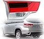 munirater 1-Pack Rear Left Tail Light Brake Lamp Assembly with LED Replacement for 2017-2019 Toyota Highlander Driver Side Inner 81590-0E120 TO2802139