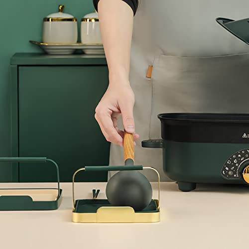 STARRY G 2 STKS Keukengerei Rust met Dekselhouder, Koken Lepel Rust, Hittebestendige Pot Deksel Houder Stand, Aanrecht Organizer Rack voor Pollepels, Tang, Spatel, Eenvoudig Bestek Rack - Blauw STARRY G 2 STKS Keukengerei Rust met Dekselhouder, Koken Lepel Rust, Hittebestendige Pot Deksel Houder Stand, Aanrecht Organizer Rack voor Pollepels, Tang, Spatel, Eenvoudig Bestek Rack - Blauw