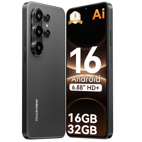 �ySIM�t���[�E�Z�K�F�؍ρzBlackview Wave10C �X�}�z ���{�� Android 16���ځbGemini AI�Ή��b16GB RAM+32GB ROM/1TB�g���b6.88�C���`���ʃX�}�z�b5000mAh�������o�b�e���[�b13MP+32MP