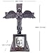 Auhafaly Solar Lighted Cross - Angel Cemetery Decoration Grave Headstone Memorial - Automatically Lights Up at Night