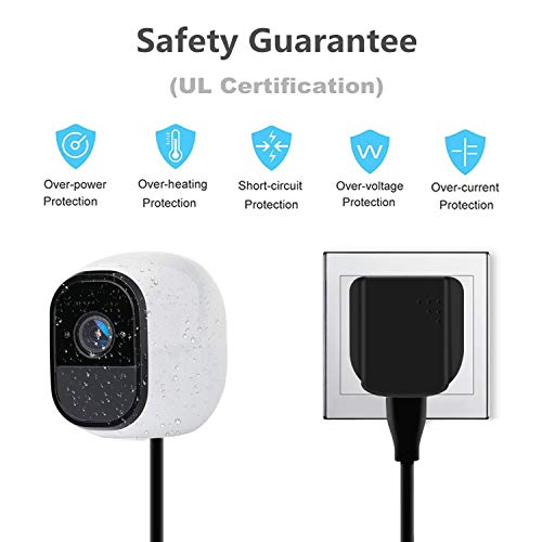 image for Taken one 10 Feet Weatherproof Arlo Outdoor Power Adapter for Arlo Pro
