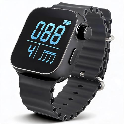 Montre métronome vibrante Pomya pour pratique musicale de 40 à 240 bpm