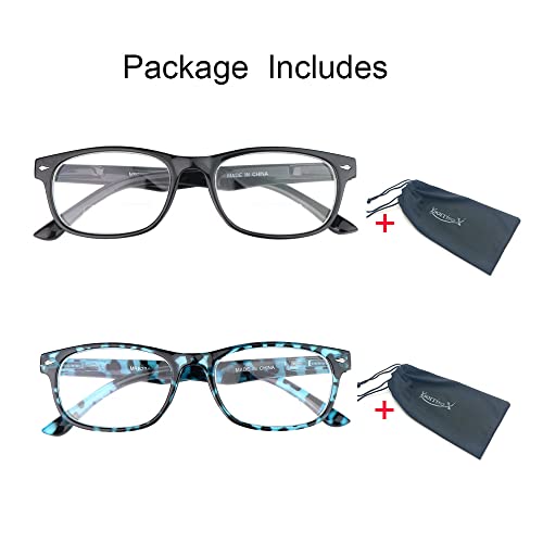 Ysorrisox 2 Pack Spring Hinge Bifocal Reading Reader Glasses For Women And Men #TOP4