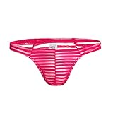 Generic daily deals Compression Underwear For Men, G String Thongs Sexy Jockstrap Men Thong Boxers Men'S White Briefs Tangas De Hombres Sexis Mens Nylon Boxer Bikini (S, Hot Pink), Small