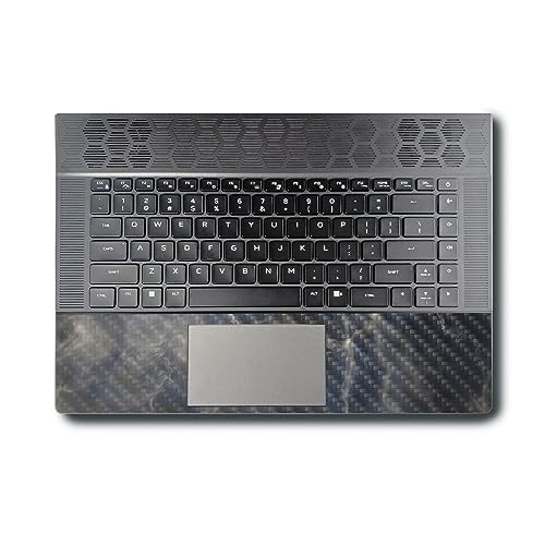 Image of MightySkins Carbon Fiber Skin Compatible With Alienware X16 R1 (2023) Full Wrap Kit - Stormy Marble | Protective, Durable Textured Carbon Fiber Finish | Easy To Apply & Change Styles | Made in the USA
