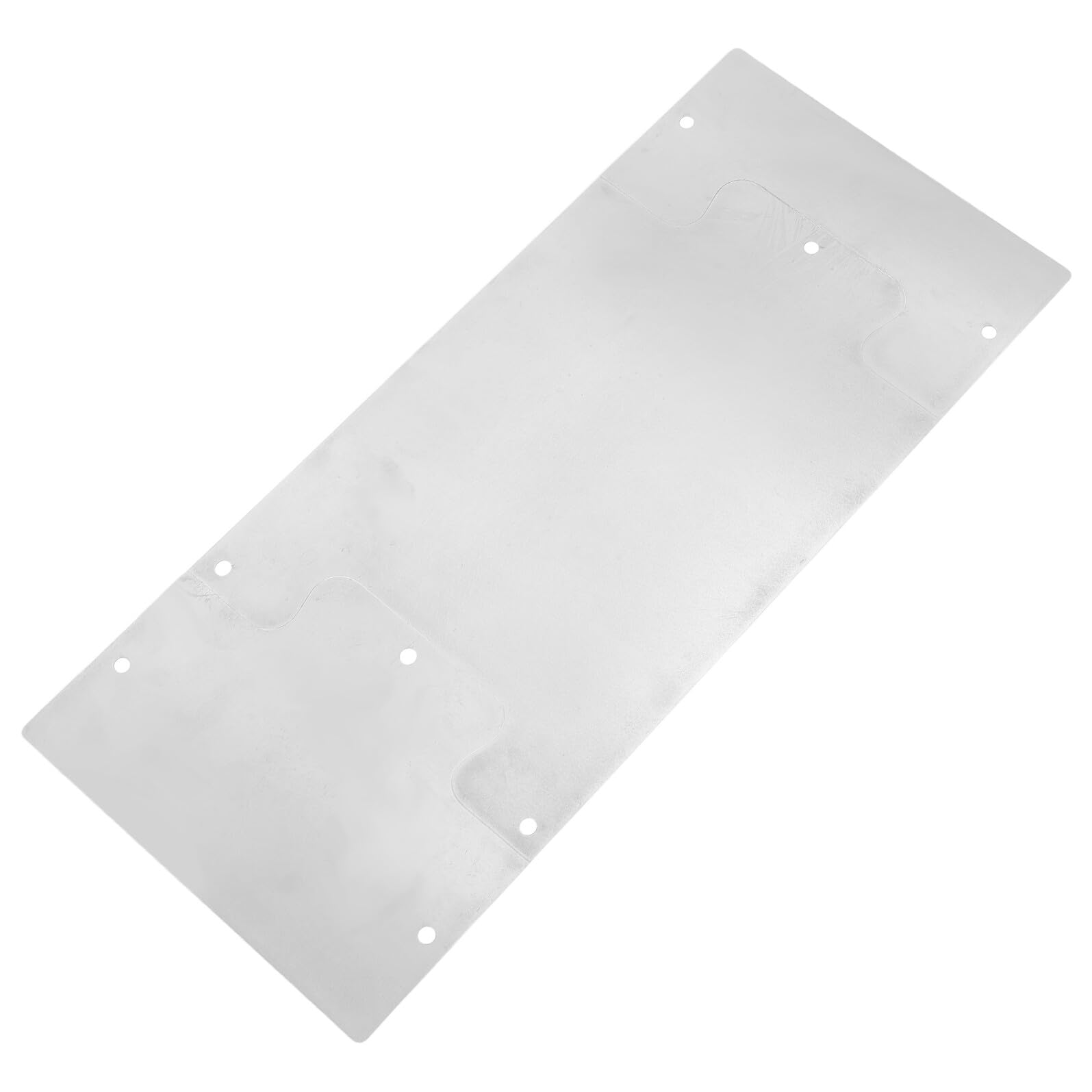 Plaque de protection de porte inox pour stopper les griffures et chocs de plinthe