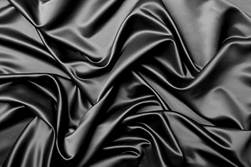 Image of Pro Goleem Satin Soft Crib Sheet Great for Baby with Sensitive Hair Silky Baby Sheet Black 52''x28''x8'' Unisex Fitted Sheet Gift for Boys and Girls