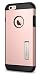 Spigen Tough Armor iPhone 6s Plus Case with Reinforced Kickstand and Heavy Duty Protection and Air Cushion Technology for Apple iPhone 6s Plus (2015) / iPhone 6 Plus (2014) - Rose Gold