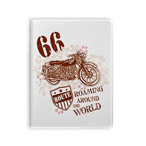 Carnet de notes couverture souple fleur de moto, fini les cahiers lourds et encombrants