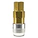 Foster LN3003 Lincoln Long Nose Interchange Air Fitting, Quick-Connect Coupler, 1/4" Coupling x 1/4" Female NPT Thread, Solid Steel 300 PSI