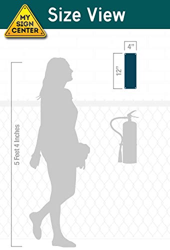 Fire Extinguisher with Arrow Down Fire and Safety Sign - 4