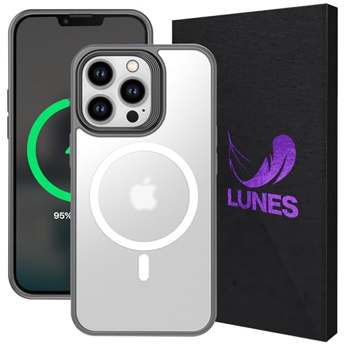 LUNES iPhone 14 Pro Max P[X MagsafeΉ ACtH14 v }bNX }OZ[tΉ X}zP[X ϏՌ y CX[dΉ Phone14 v}bNX p MagsafeΉ Jo[ (iPhone14P