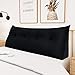 Johnear Cabecero de cama de terciopelo de color sólido, cojín en forma de cuña, cojín para la espalda, cojín triangular, cojín para leer libros, sofá, cojín de pared, cojín lumbar
