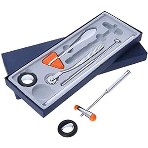 Percussie Hammer Set 5 in 1 Medische Neurologische Massager Hammer Multifunctionele Percussor Stethoscoop