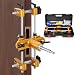 BAOSHISHAN Door Lock Mortiser Kit Door Lock Hole Opener Kit with 18/22/24mm Tungsten Steel Cutters Woodworking Hole Saw Opener Tool for Wooden Door Lock Installation