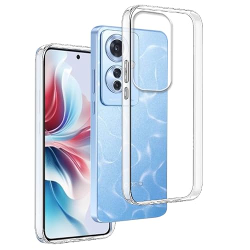 Cover in Gel TPU Trasparente per Oppo Reno 11 F 5G - Oppo F25 PRO 5G, Ultra Sottile 0,33 mm, Morbido Flessibile, Custodia Silicone