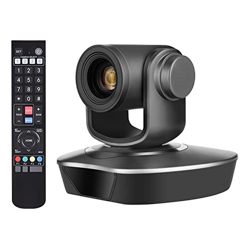 iTOPVIS Conference Camera Video Conferencing Solution with USB3.0/HDMI/IP Outputs, 1080p, 10X Optical Zoom Camera for Church IP Live Streaming, Bussiness Meetings and Education Events (V110U3)