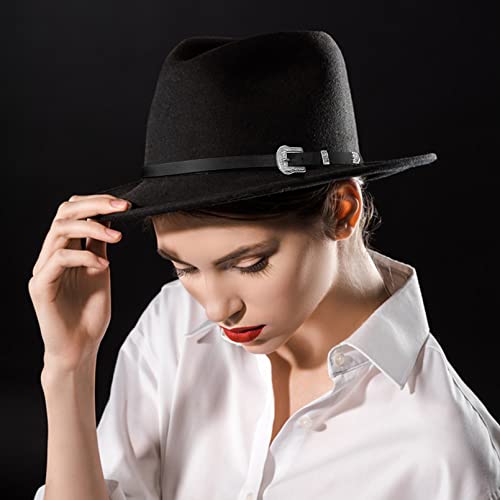 Rainflowwer Western Hat Band For Men, Cowboy Hat Band For Women, Hat Band For Fedora Panama Hat (Black) #TOP5