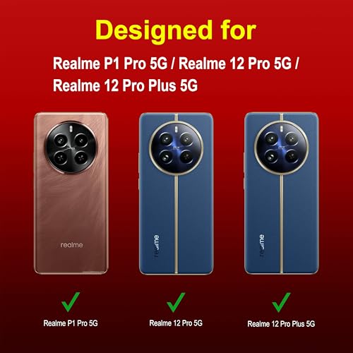 Image of Zapcase Back Case Cover for Realme P1 Pro 5G | Compatible for Realme P1 Pro 5G Back Cover | Liquid Silicon Magic Case with Camera Protection | Red