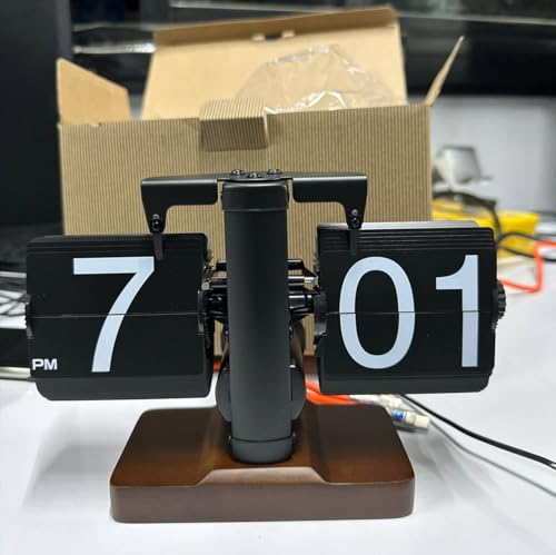 MVM Enterprise Retro Flip Clock, 12 Hours Digital Mechanical Desk - Image 2