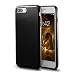 iPhone 7 Plus Black Leather Case/iPhone 8 Plus Black Leather Case, technext020 Ultra Slim Fit Artificial PU Synthetic Leather Case Shock Resistance Cover for iPhone 7 Plus/iPhone 8 Plus Black