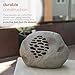 Alpine Corporation QLP952SLR-GR-2 Solar Bluetooth Enabled Rock Speaker, Audio for Pool, Deck, & Patio, 9