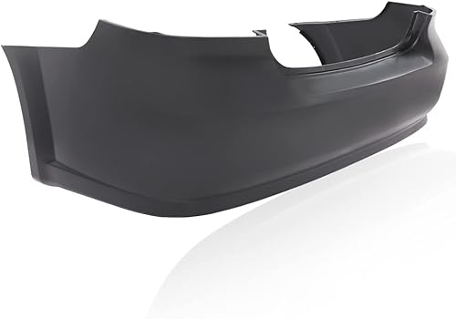 Miniatura 4 de G-PLUS Cubierta de parachoques trasero compatible con Chevy Aveo Sedan LS LT 4 puertas 2007 2008 2009 2010 2011 imprimado negro parachoques cubierta