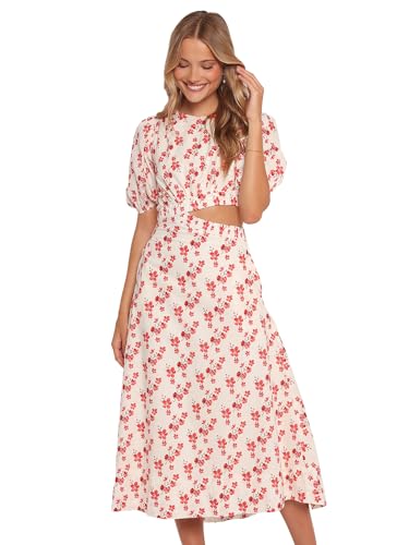 Image of Petal & Pup Women's Aminah Puff Sleeve Dress