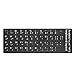 Adesivi per Tastiera, Arabo, Cangjie, Tedesco, Russo, Francese, Coreano, Giapponese, Tailandese, Wubi, Spagnolo, Ebraico, Italiano, Inglese, Adesivi con Layout di Tastiera per Laptop (Arabo)