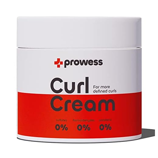 Prowess Crema Activador de Rizos Metodo Curly Rizos sin Sulfatos ni Parabenos, 250ml - Crema Rizos sin Aclarado - Crema Pelo Rizado para Método Curly - Crema de Peinar Rizos Definidos sin Apelmazar