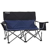 Aohanoi Camping Chairs, Camping Chairs for Heavy People, Loveseat Outdoor Double Oversized Camping C