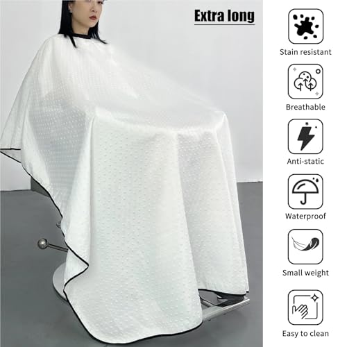 Cape de coupe de cheveux tablier de salon imperméable et cape de barbier