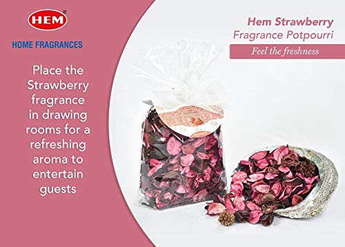 Image of HEM Strawberry Fragrance Potpourri -100g
